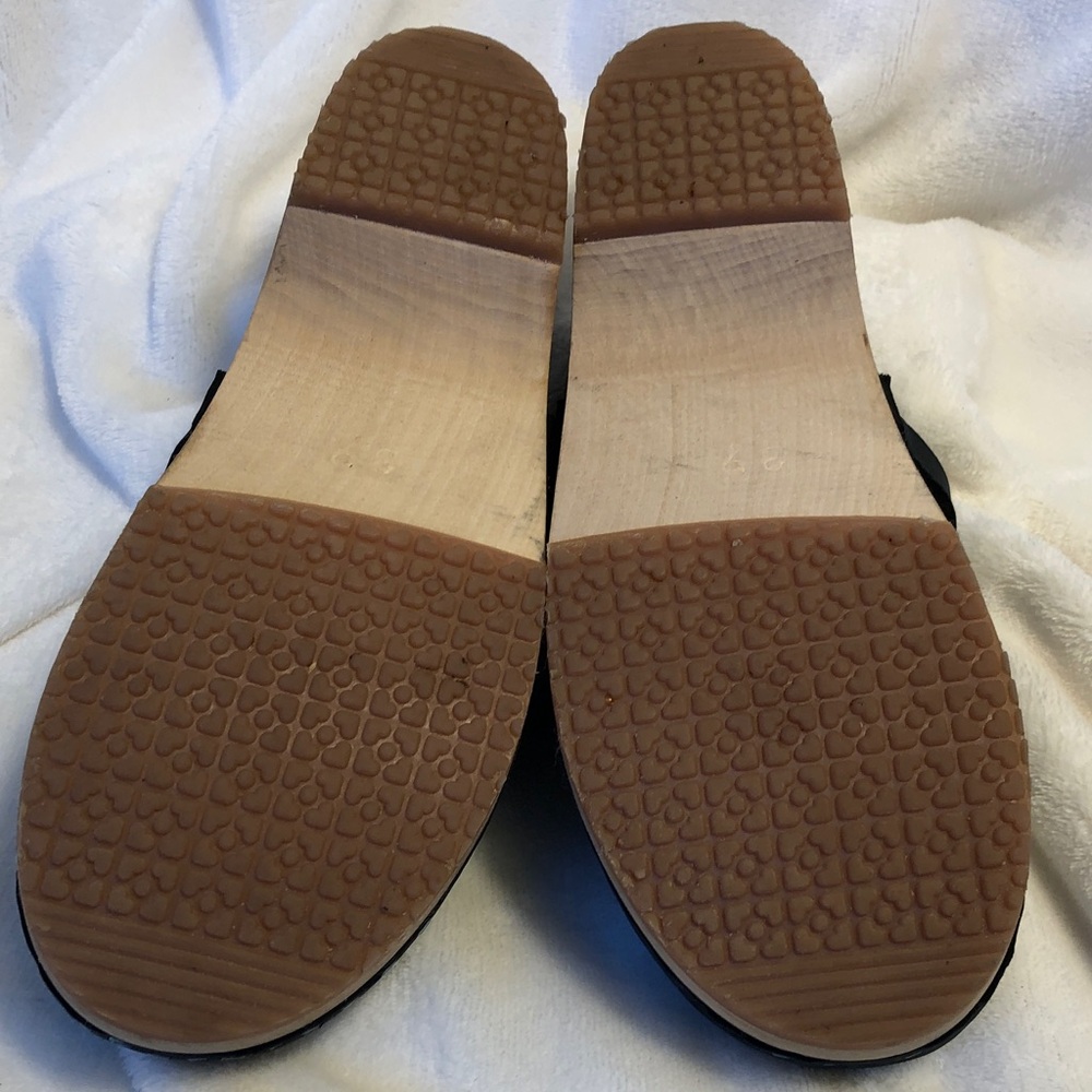 Sangren’s Classic Tokyo Clog Mules in Black w/ Wood Sole, Excellent Condition. - Picture 6 of 10